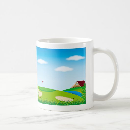 Golf course kaffeetasse (Rechts)