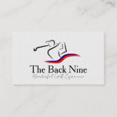 Golf Course Logo | Sports Visitenkarte (Vorderseite)
