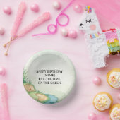 Golf Course Party Design with Custom Name & Event  Pappteller (Party)