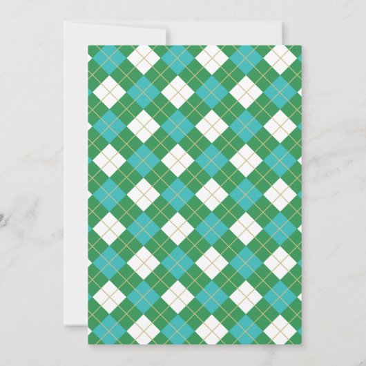 Golf Course Retirement Party Einladung (Rückseite)