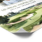 Golf Course Welcome to Celebration Of Life Photo Poster (Ecke)