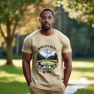 Golf Course World's Best Vater by Par Tri-Blend Shirt