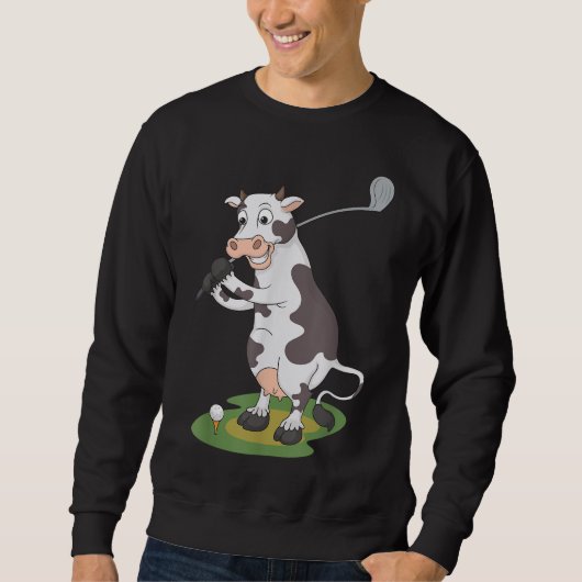 Golf Cow Golf Sweatshirt (Vorderseite)