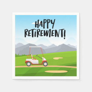 Golf Cruising Bestellungen Bliss: Golf Cart Dream Serviette