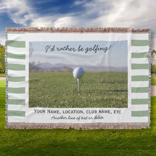 Golf Custom Golf Foto Green Striping Decke