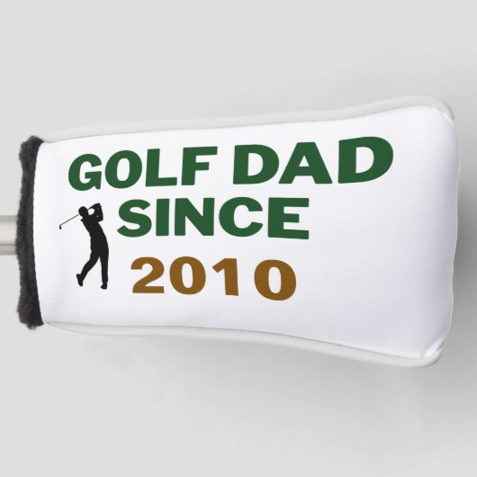 Golf Dad Since Year Vintage Design Headcover (Vorderseite)
