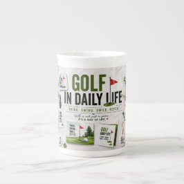Golf Daily Life Kollektion Porzellantasse