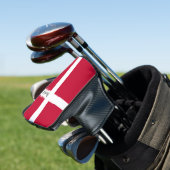 Golf Dänemark & Dänische Flagge / Golf Clubs Abdec Headcover (In Situ)