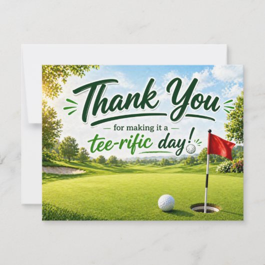 Golf Danke für den tollen Tag (Vorderseite)