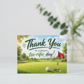 Golf Danke für den tollen Tag (Stehend Vorderseite)