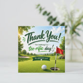 Golf Danke für den tollen Tag (Stehend Vorderseite)