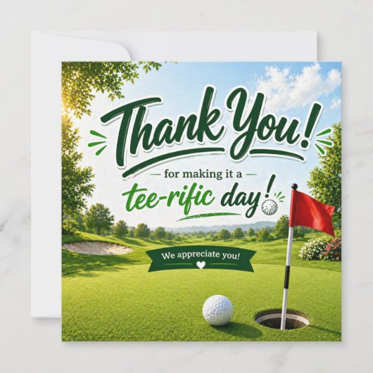 Golf Danke für den tollen Tag (Vorderseite)