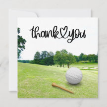 Golf danke Ihnen so viel für den Golfball auf Grün