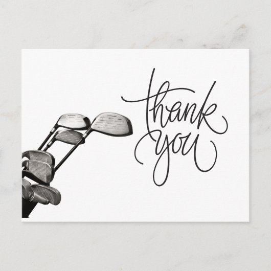 Golf Danke Karte (Vorderseite)