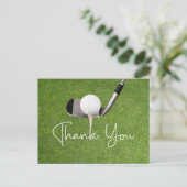 Golf Danke Karte (Stehend Vorderseite)