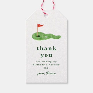 Golf Danke-Tag Geschenkanhänger
