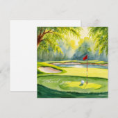 Golf danke Wort für Grün (Vorne/Hinten)