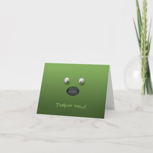 Golf danken Ihnen! Dankeskarte (Vorderseite)