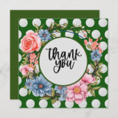 Golf Dankeschön Karte (Vorne/Hinten)