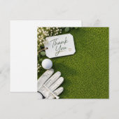 Golf-Dankeschön-Karte Dankeskarte (Vorne/Hinten)