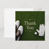Golf-Dankeschön-Karte Dankeskarte (Vorne/Hinten)