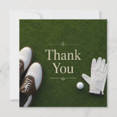 Golf-Dankeschön-Karte Dankeskarte (Vorderseite)