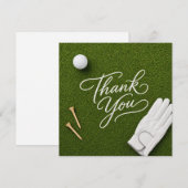 Golf Dankeschön-Karte Dankeskarte (Vorne/Hinten)