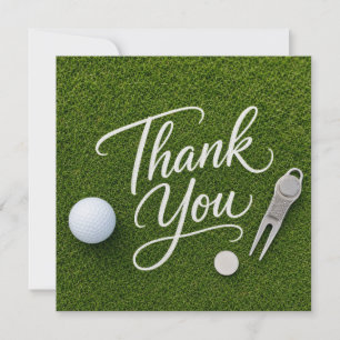 Golf Dankeschön-Karte  Dankeskarte