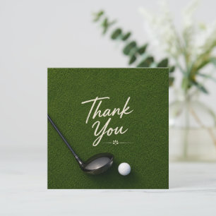 Golf-Dankeschön-Karte Dankeskarte
