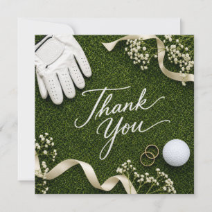 Golf-Dankeschön-Karte  Dankeskarte
