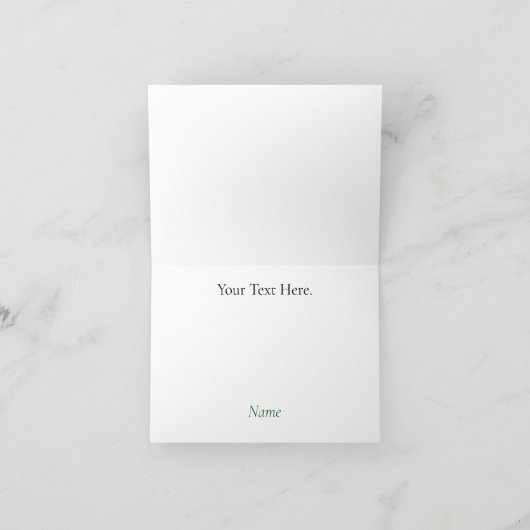 Golf Dankeschön Karte (oder anpassen) (Innenseite)