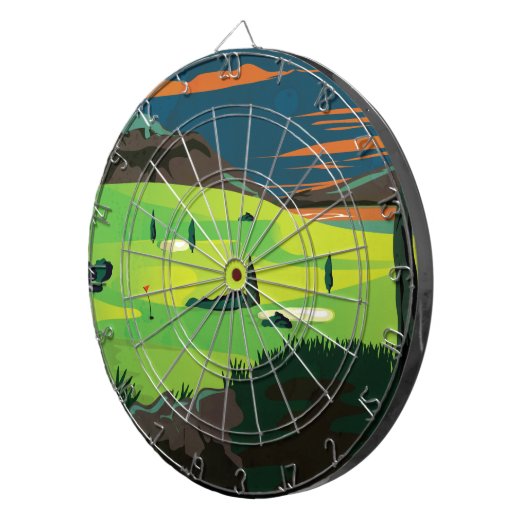Golf Dartscheibe (Vorderseite rechts)
