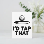 Golf - Das habe ich Gestochen Postkarte (Stehend Vorderseite)