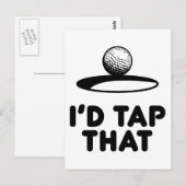 Golf - Das habe ich Gestochen Postkarte (Vorne/Hinten)