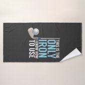 Golf - das ist der einzige Eisen Badehandtuch (Badehandtuch)