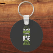 Golf - das ist der einzige Eisen Schlüsselanhänger (Vorderseite)