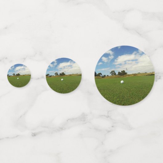 Golf Das Spiel Konfetti (Vorderseiten)