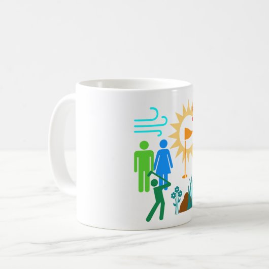 Golf Day Kaffeetasse (Vorderseite Links)