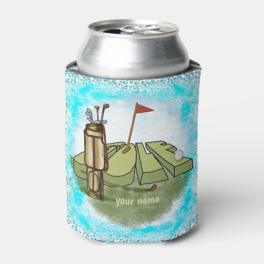 Golf Day kann kühler werden Dosenkühler (Kanne Vorderseite)