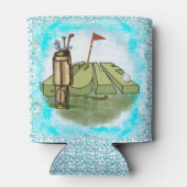 Golf Day kann kühler werden Dosenkühler (Rückseite)