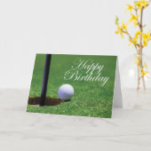 Golf Day Karte (Gelbe Blume)