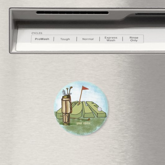 Golf Day-Magnet Magnet (In Situ (Geschirrspüler))