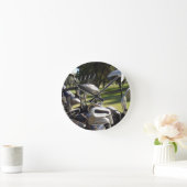 Golf Day Out Runde Wanduhr (Zuhause)