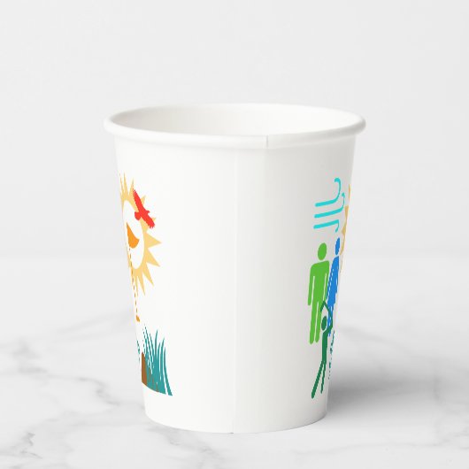 Golf Day Pappbecher (Rechts)