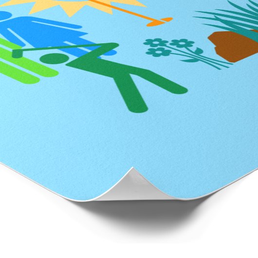 Golf Day Poster (Ecke)