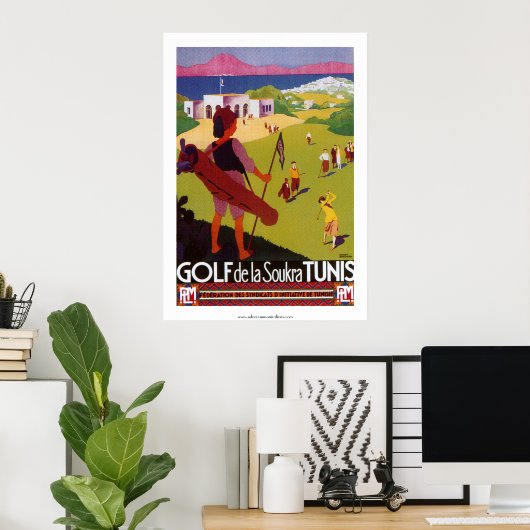 Golf de la Soukra Tunis Poster (Heimbüro)