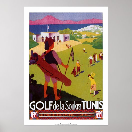 Golf de la Soukra Tunis Poster (Vorne)