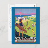 Golf de la Soukra Tunis Postkarte (Vorne/Hinten)