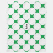 Golf-Decke Fleecedecke (Vorderseite)