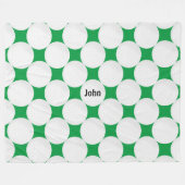 Golf-Decke Fleecedecke (Vorderseite (Horizontal))